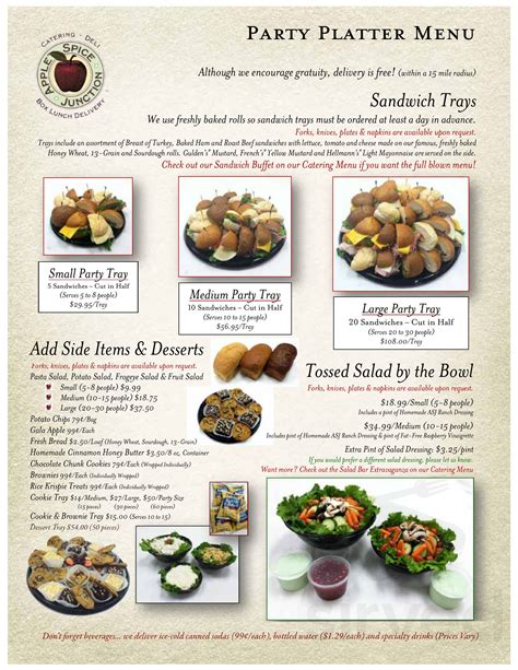 apple spice junction box lunch menu|apple spice junction locations.